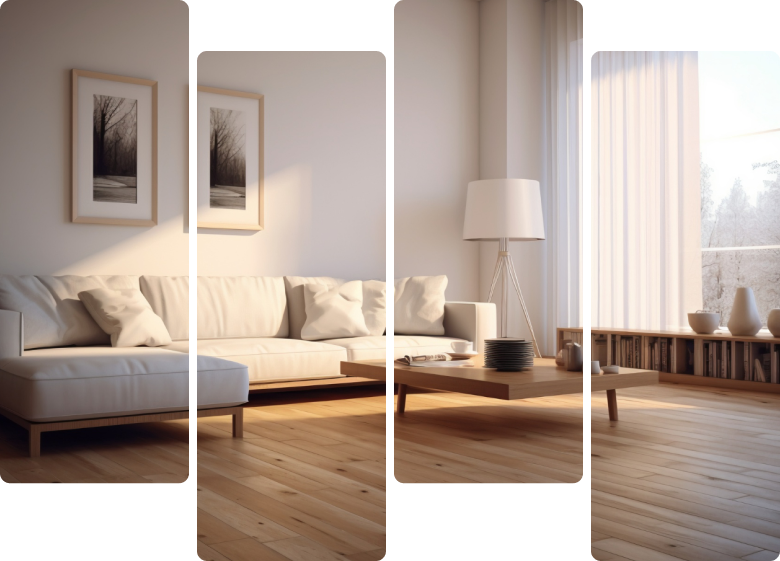 Cork Flooring in living room